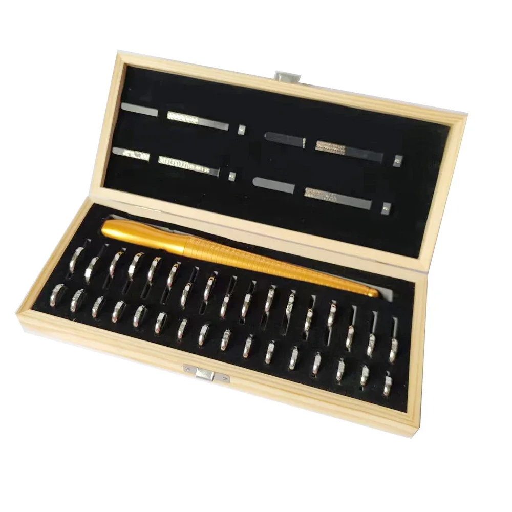 

Набор измерений размера кольца на палец 1-33, латунная оправка, калибр на палец с деревянной коробкой, инструмент для формирования и ремонта колец ювелирных изделий