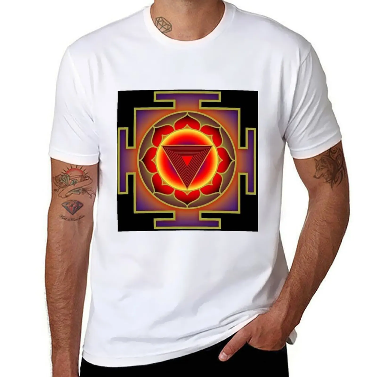 

Bhairavi Yantra T-Shirt anime t shirts for man t shirts for man cotton funny T-Shirt