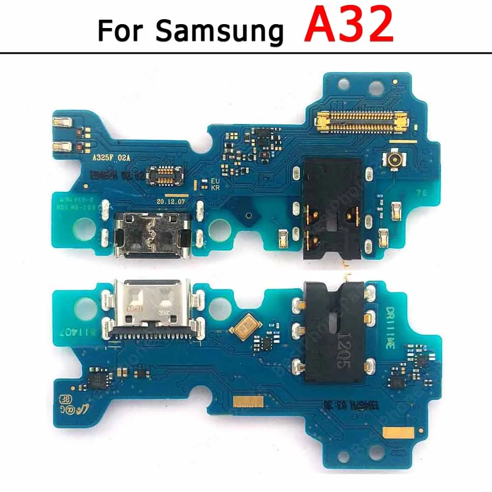 Charging Port For Samsung Galaxy A02 A02s A12 A22 A32 A42 A52 A52s A72 5G Charge Board Usb Connector Plate Spare Parts