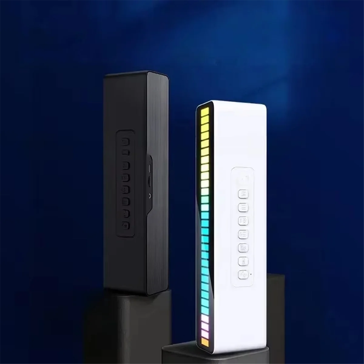 

Y31A Wireless Bluetooth Speaker, HiFi Stereo Subwoofer, Surround Soundbar, Ambient Light Gaming Loudspeaker for Computers B