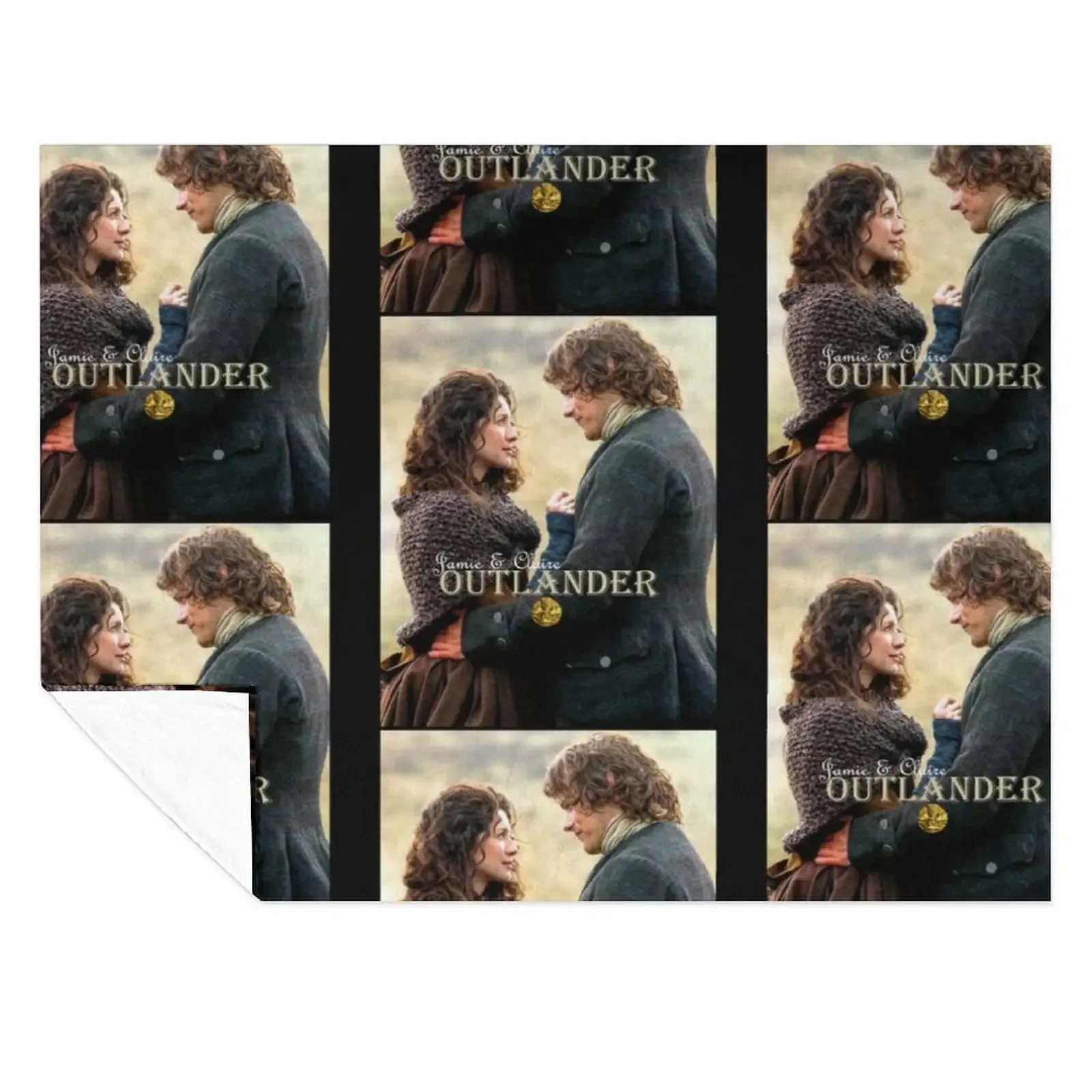 

Outlander - Jamie & Claire Fraser - Diana Gabaldon 6 Throw Blanket Kid'S Sofas Cute Hairys Blankets