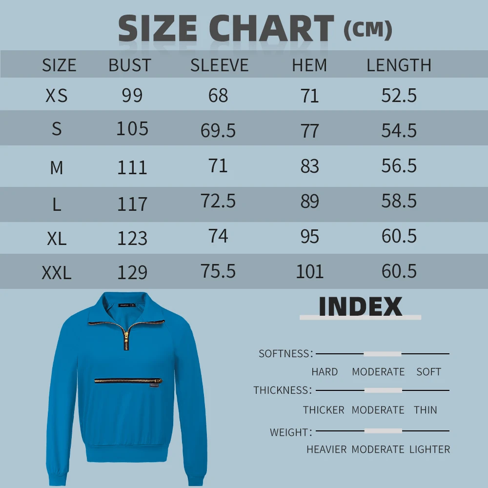 Scrubs Tops Long Sleeve Jogger Jacket Women's Beauty Salon Uniform Personalized Zip Lapel Frosted Coat Pockets Medical Nurse Top