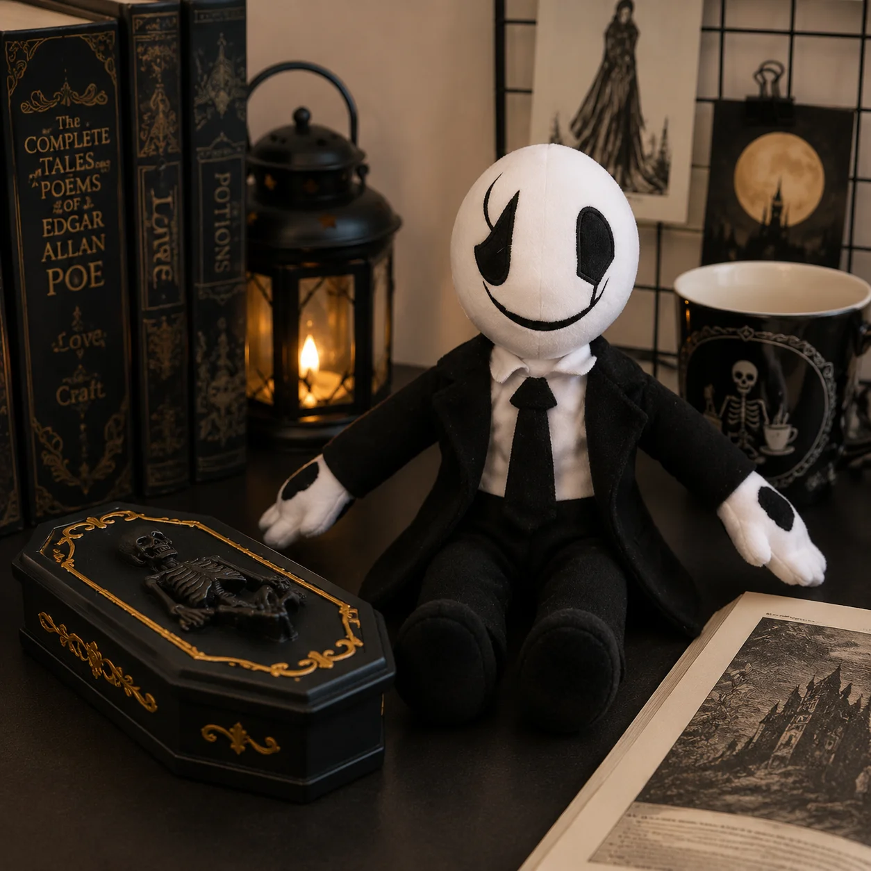 Undertale Pirate Gaster Plush Doll Cute Cartoon Soft Stuffed Toy Game Collectible For Kids Adults Fans Home Decor Birthday Gift