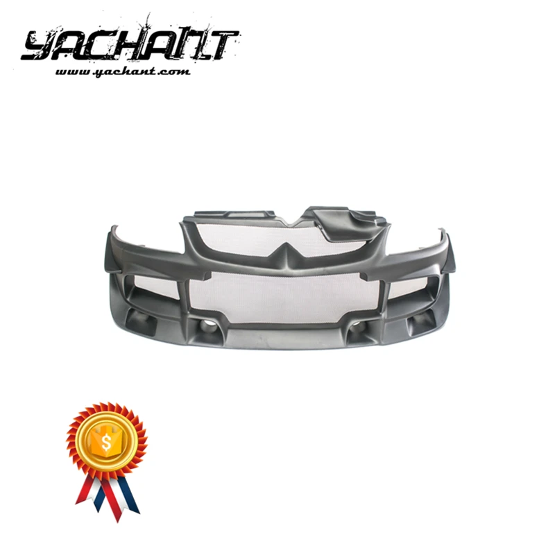 

FRP Fiber Glass Front Bar Replacement Fit for 2004-2007 Evolution 8 9 VIII IX JC Style Front Bumper