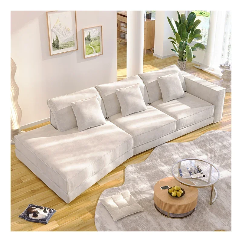 

Manufacturer Direct Sale Modern Simple Light Luxury Style Home Sofa Special-Shaped Large Corner Combination Living Room Sofa