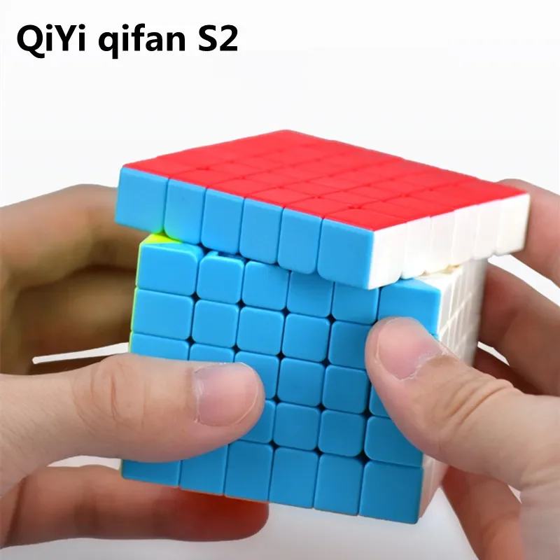 QiYi Qifan S2 6X6X6 Magic Tốc Độ Qiyi Cube Stickerless Chuyên Nghiệp 6X6 Chơi Đồng Giáo Dục đồ Chơi Dành Cho Trẻ Em Tặng Qiyi