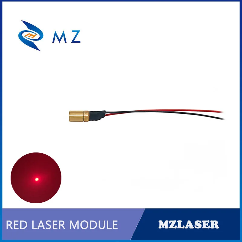 Imagem -02 - Padrão Mini mm 635nm 10mw Módulo do Laser do Ponto Vermelho Apc tipo de Movimentação Circuito cw Modelo Grau Industrial