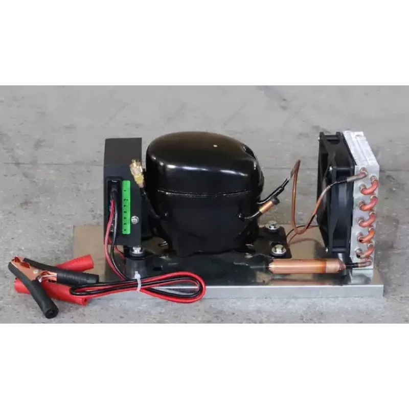 For BD25HC Compressor Unit, 12/24V DC Car Refrigerator Freezer Condensing Unit Refrigeration System
