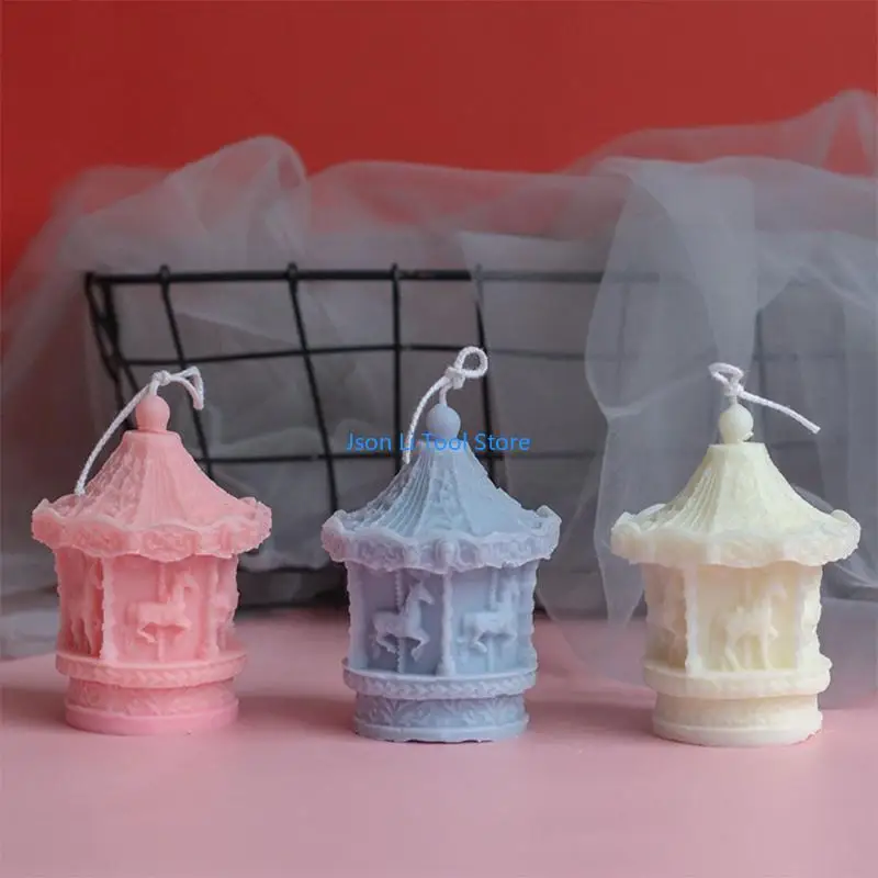 

Y08D Carousel Silicone Party Cake Decoration Tool Gift for Baking