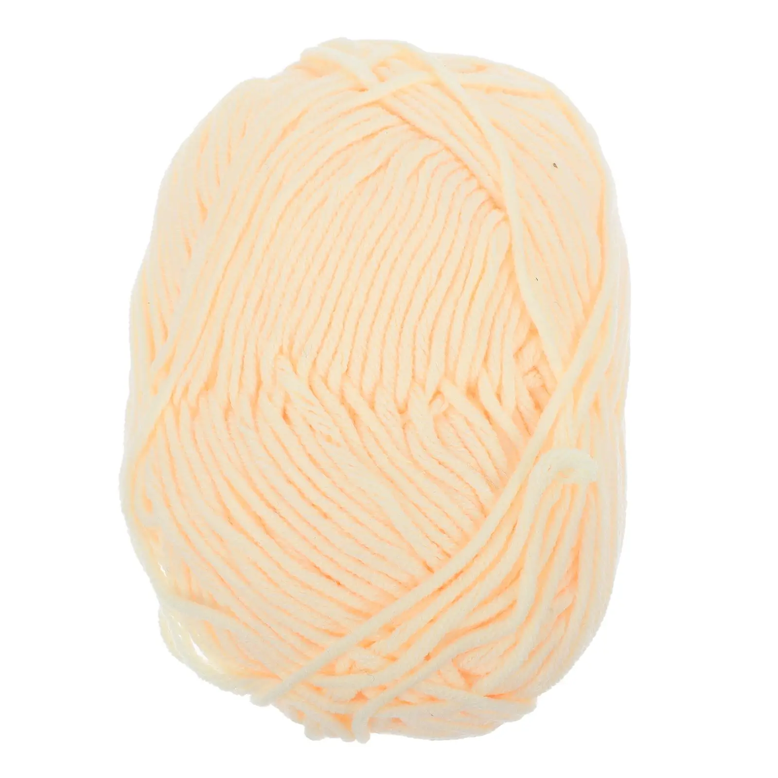 

Milk Cotton Yarn 50G Cream Chunky Knitting Crochet Thick Warm Bulky Yarn For Hats Scarves Gloves Baby Beginner