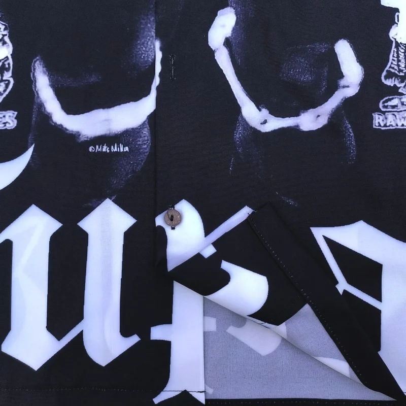 Summer High Street Mens Womens Y2K WACKO MARIA Fashion Brand Hawaii Short Sleeve Shirt High Quality WACKO MARIA Shirt