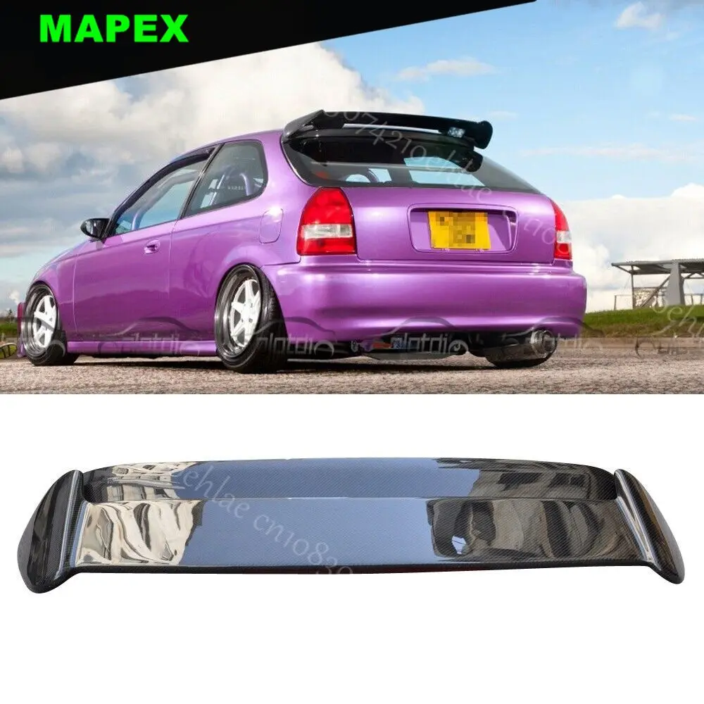 For 1996-2000 Honda Civic Hatchback Type-R ABS  Rear Roof Spoiler