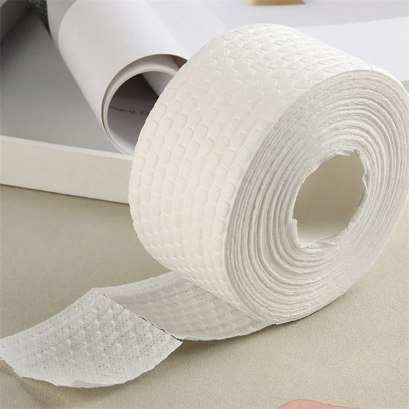 500/1000 個ロールプロフェッショナル糸くずの出ないネイルアートジェルポリッシュリムーバーソフトコットンパッドネイルワイプ化粧品クリーニングネイルワイプ