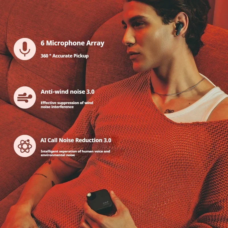 CMF By NOTHING Buds 2 Bluetooth Wireless Earphone Active Noise Reduction In-Ear Earphone Long Battery Life 360 Spatial Sound