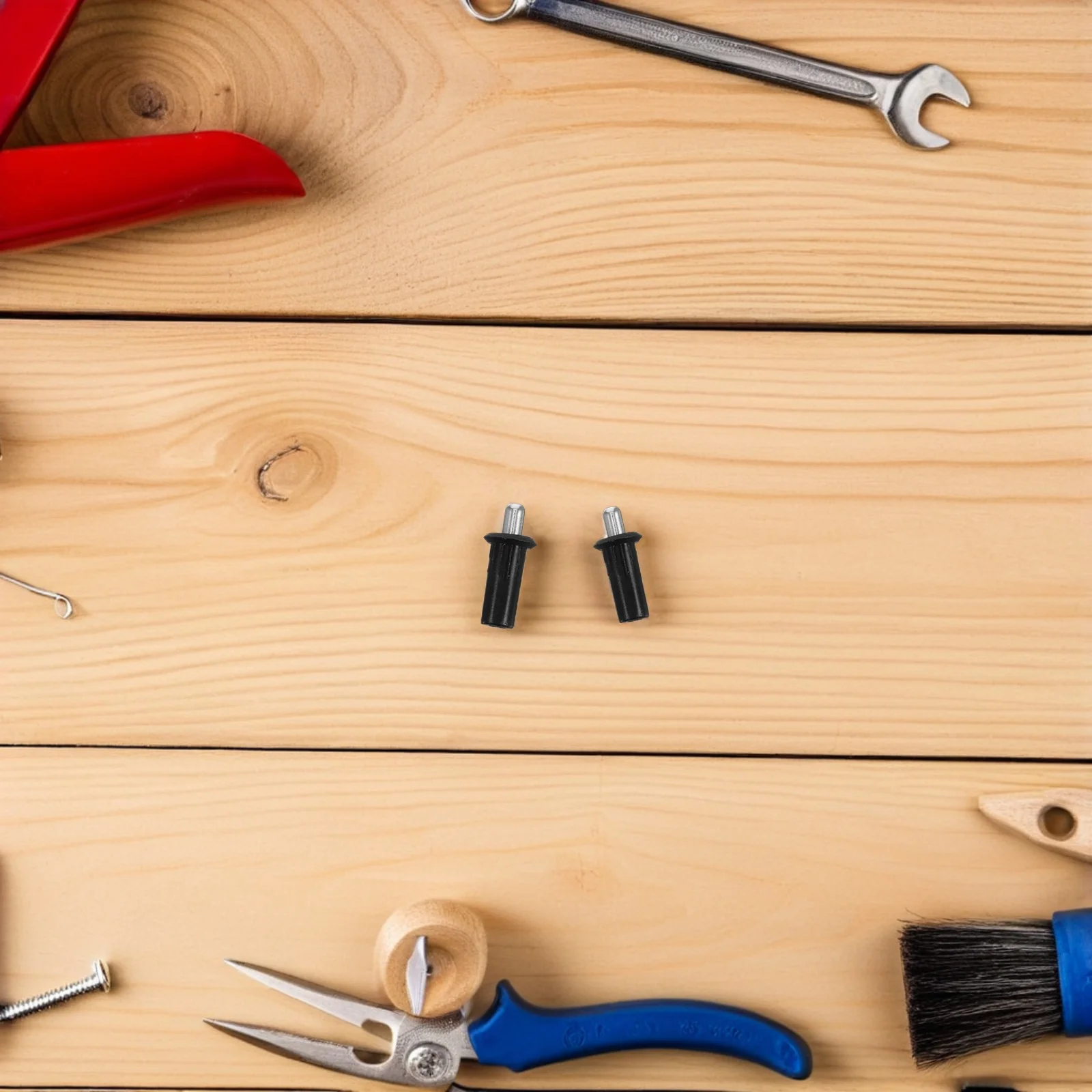 20Pcs Cabinet Door Repair Pins Sturdy Shutter Fasteners with Spring Loaded Mechanism for Smooth Noise Reduction Universal Hinge