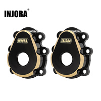 INJORA 31g Brass Outer Portal Housing Axle Covers for 1/10 RC Crawler FMS FCX10