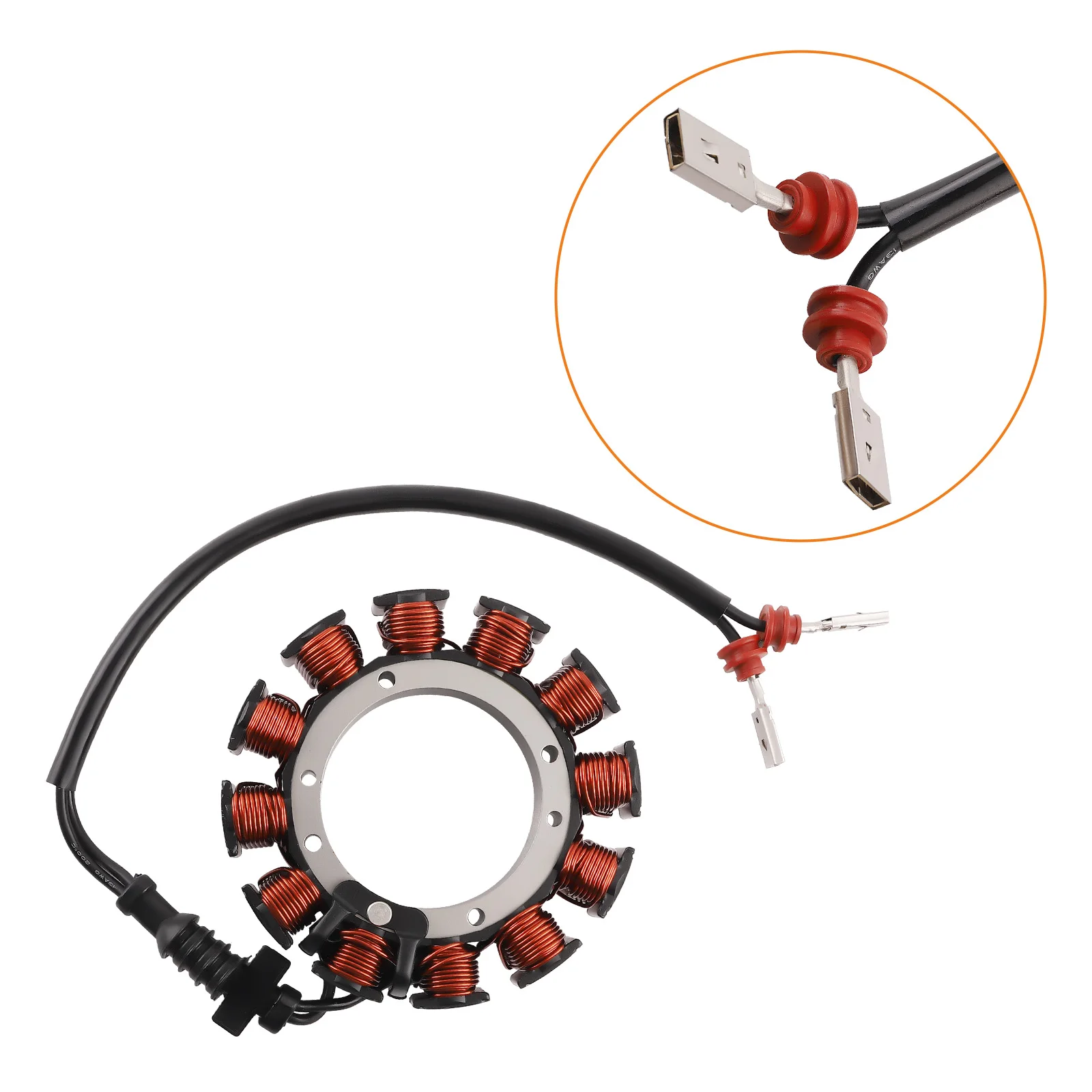 

45 Amp Magneto Generator Electrical Stator Coil & Voltage Rectifier for Road King Classic Anniversary EFI FLHRCI 2003