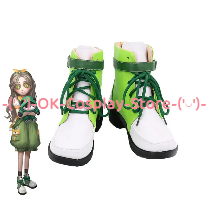 Game Identity V Little Girl Cosplay Shoes Zookeeper PU Leather Shoes Halloween Carnival Boots Custom Made