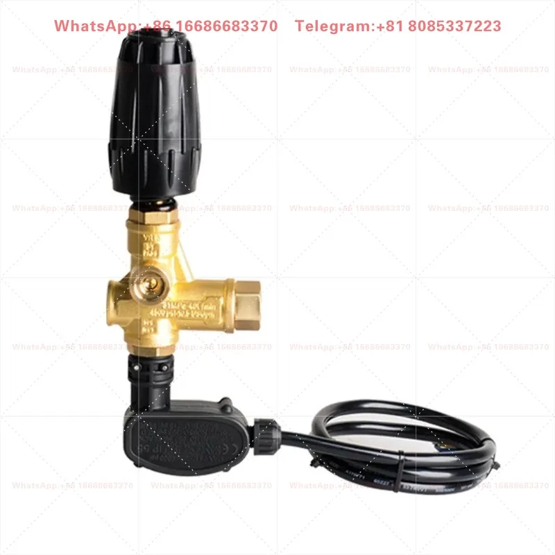 VRT3-P310 Brass Pressure Regulating Relief Valve 3/8" FPT 4500PSI Micro Switch Fit AR Water Pump Assembly Parts