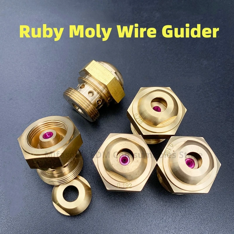 WEDM Ruby Molybdenum Wire Guider 0.192mm 0.195mm 0.215mm Ruby Guide Cooling Plate Panel for Medium Speed EDM Wire Cut Machine