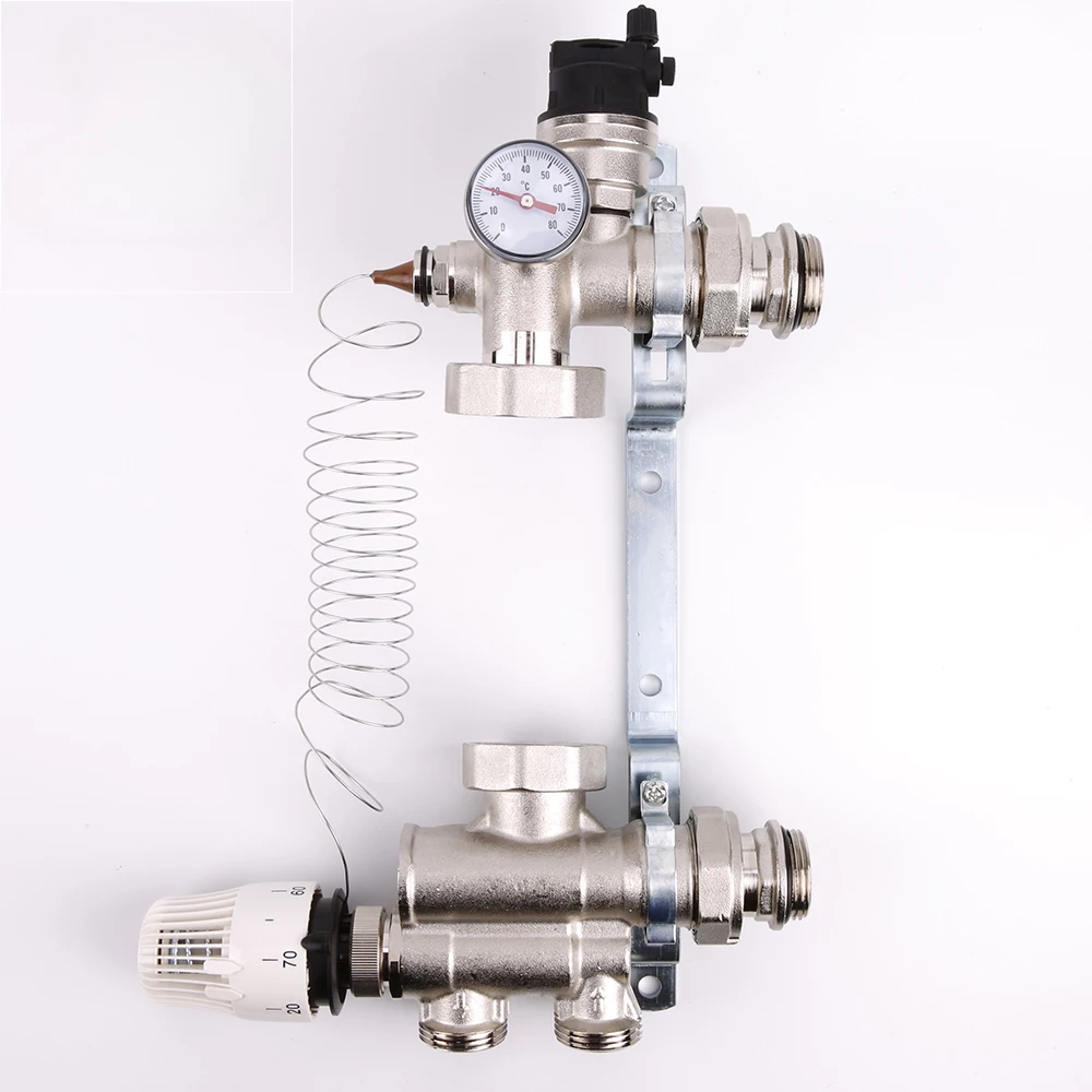 Thermostatic Mixing Control Valve Manifold Underfloor Heating Mix System