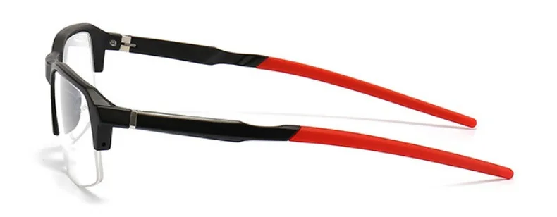 YIMARUILI Sportbrillengestell für Herren und Damen, Aluminium, TR90, Halbrahmen-Brille, Federbeine, optische verschreibungspflichtige Brillen 5857 – Detail 21