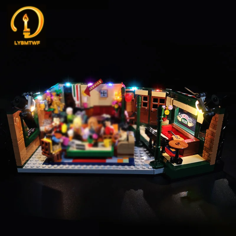 LYBMTWF LED Light For 21319 Central Perk Lamp Building Blocks Bricks (Not Include Block Model)