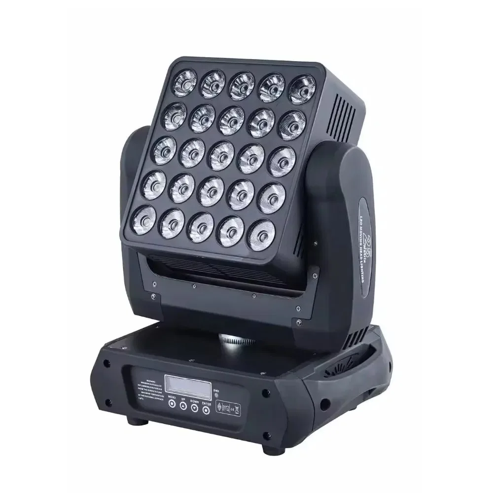 

25X12W RGBW Светодиодный матричный светильник DMX с подвижной головкой для сцены