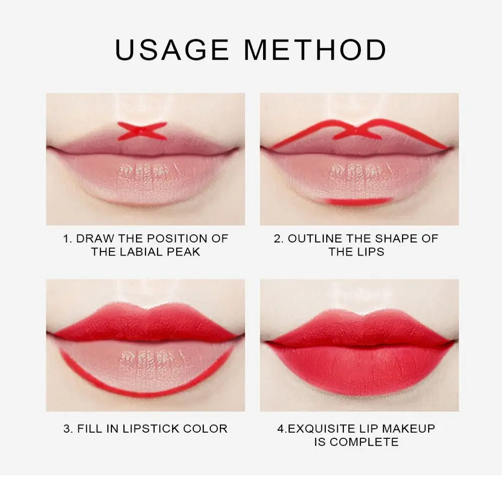 New Waterproof Lipliner Pencil Natural Outline Lip Contour Line Matte Lip Liner Velvet Matte Lipstick Pencils