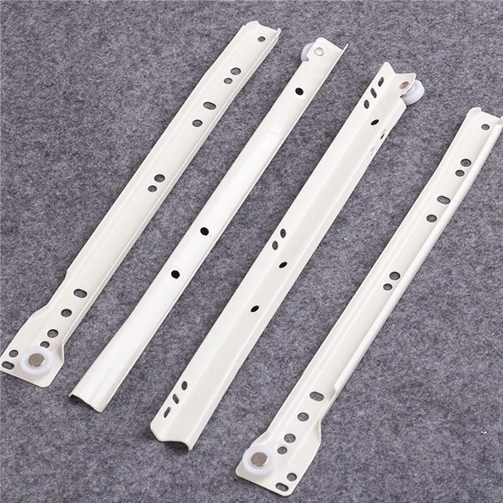 1 Pair Steel Drawer Slide Portable Track Rail Furniture Fitting 55cm