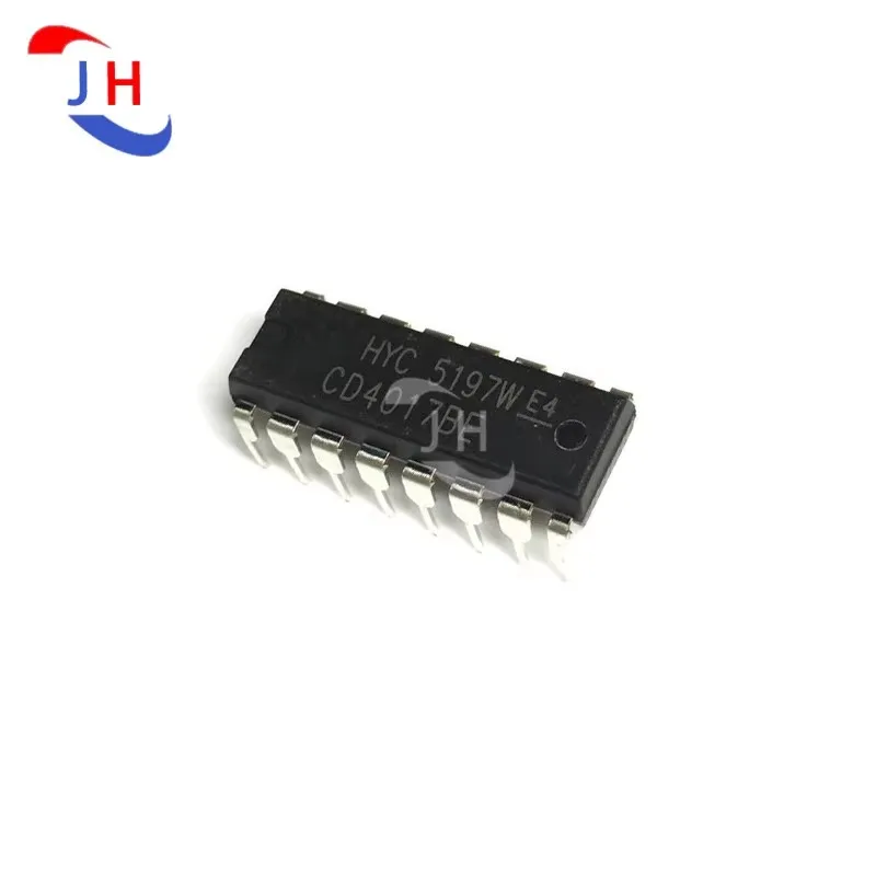 10PCS CD4017BE CD4017B CD4017 CMOS Counter/distributor Directly Inserted Into DIP16