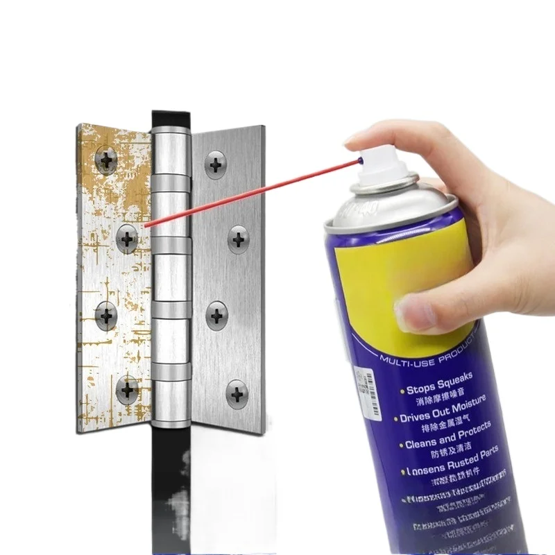

WD40 rust removal and anti-rust oil lubricant, loose stainless steel screws and bolts