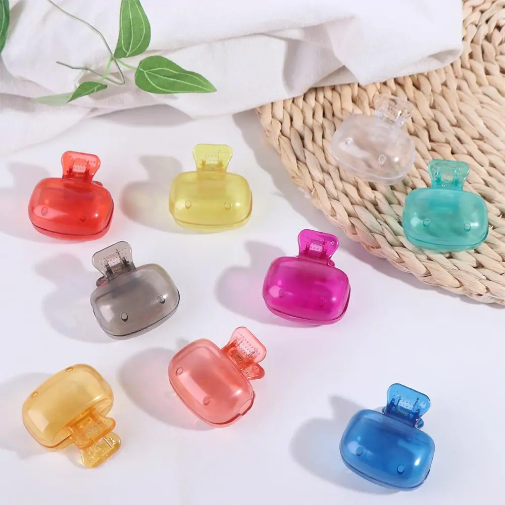 حافظة غطاء فرشاة صغيرة محمولة وقابلة لإعادة الاستخدام، حامل غطاء فرشاة الأسنان لمنع الغبار، صندوق حماية فرشاة الأسنان المقاوم للماء #1