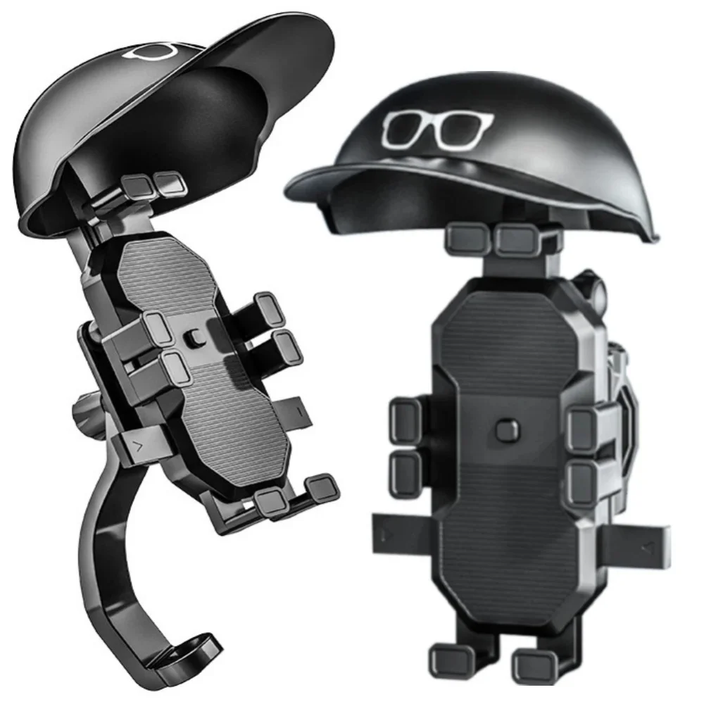 

Motorcycle Phone Holder Waterproof Sunshade Bicycle GPS Navigation Stand Anti-slip Stand Shockproof Bracket For All Smartphones