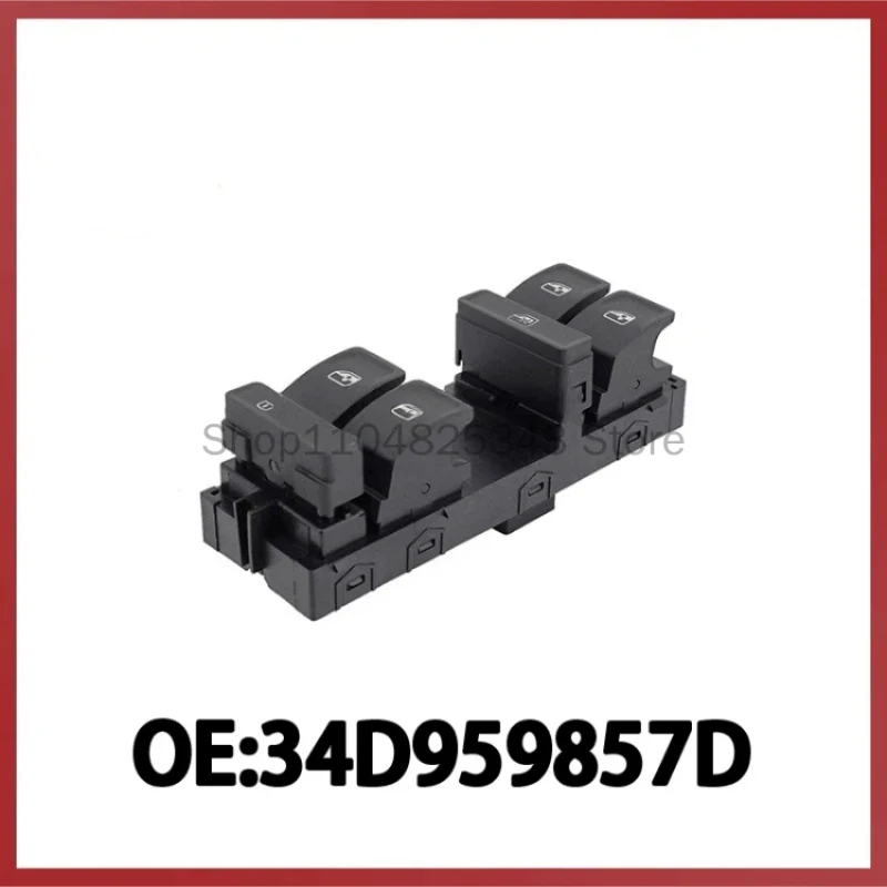 34D959857D for Volkswagen Santana Power Window Lift Control Switch Glass Lifter Switch