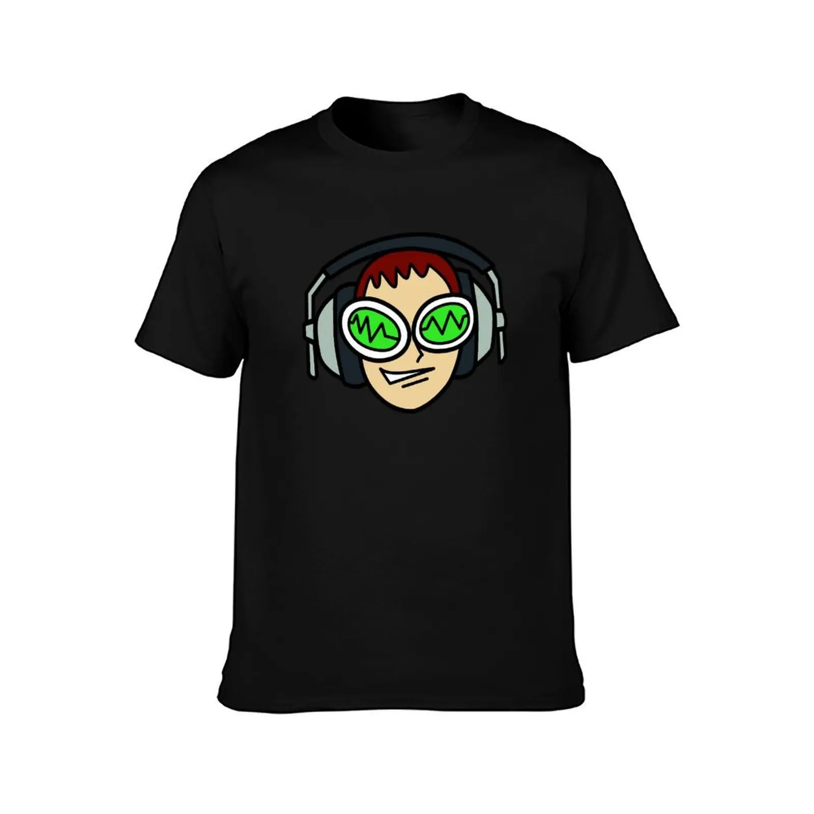 Jet Set Radio Beat T-Shirt, Summer Casual Cotton Tee, Oversized Streetwear Tops, Vintage Graphic Print, Loose Fit Short Sleeve