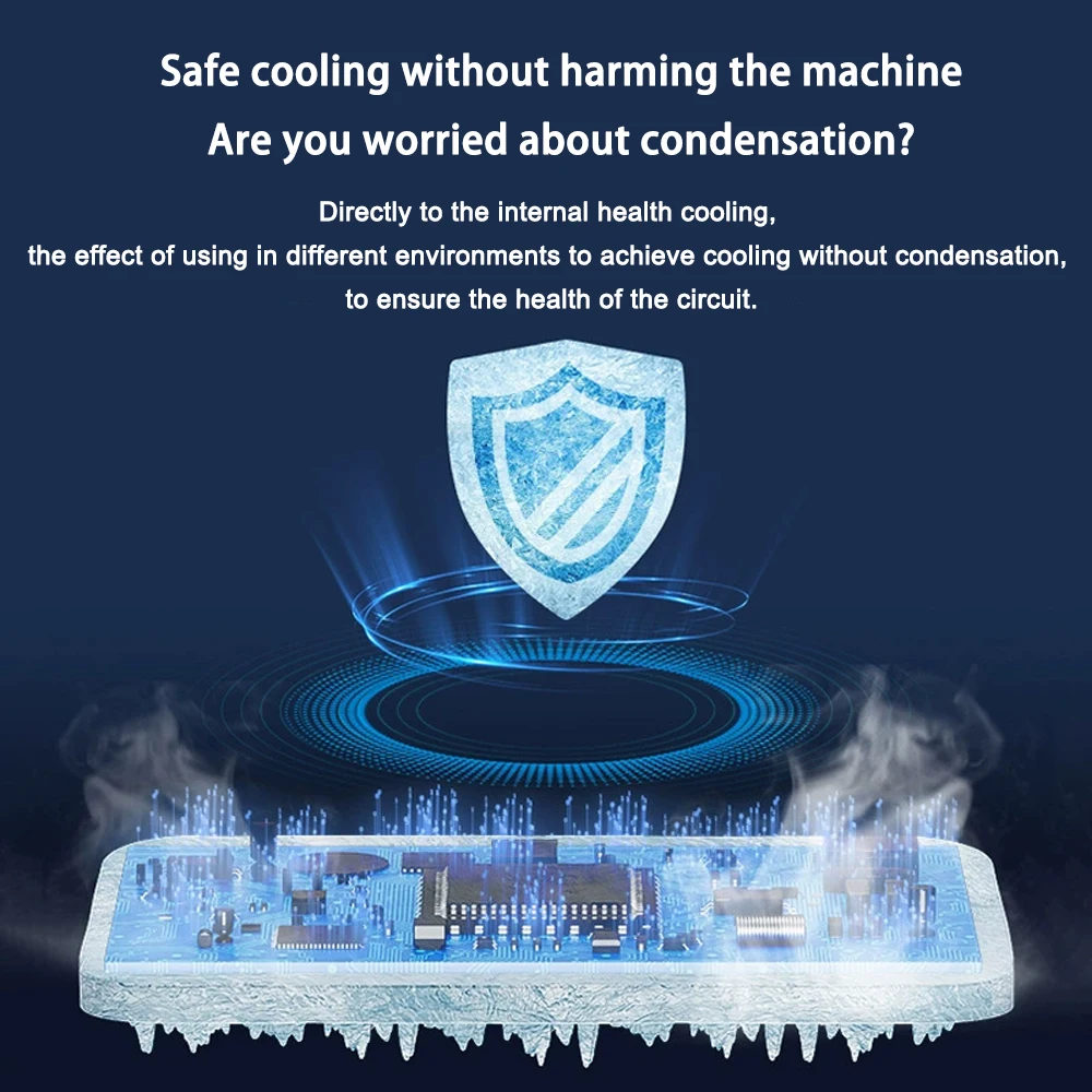 Laptop cooler semiconductor cooling cooling God new silent cooling water-cooled pumping type 5-speed height 12 inches -18 image 3