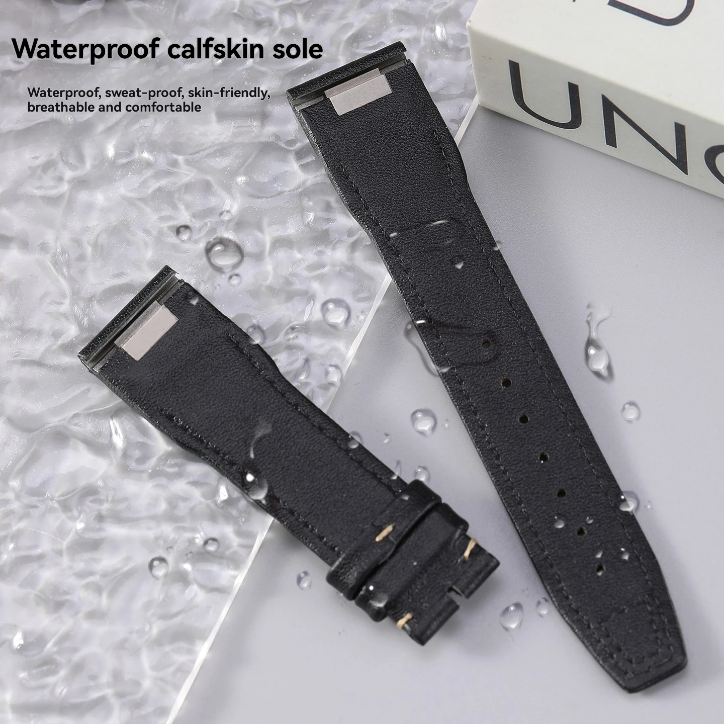 For IWC Pilot Mark XVIII Le Petit Prince Spitfire Genuine Leather Watch Band 20mm 21mm Quick Release Strap Replacement for Men