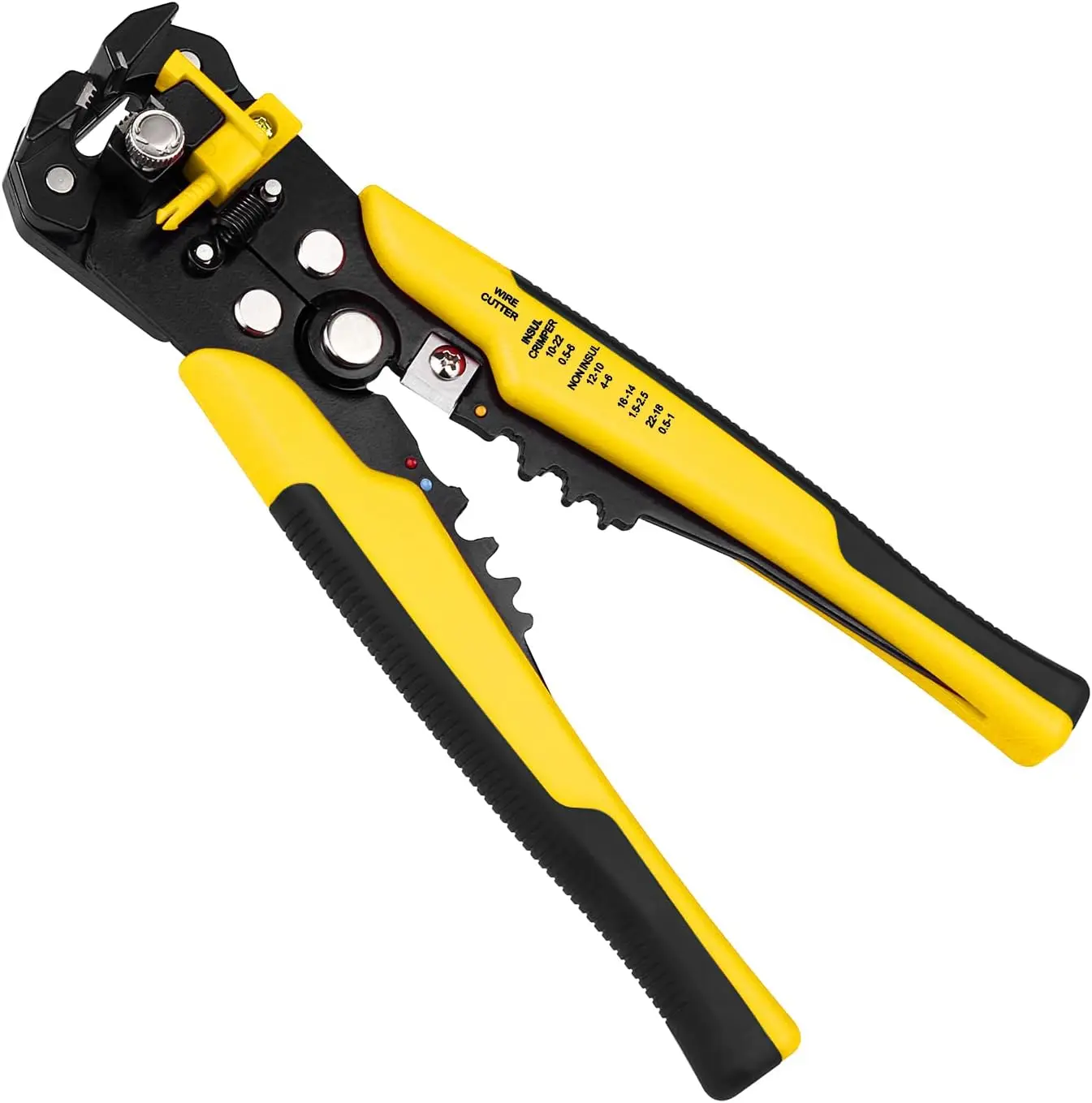 24-10 AWG Self Adjusting Wire Stripper/Wire Crimper/Wire Cutter - 3 in 1 Automatic Universal Wire Multifunctional Stripping Tool