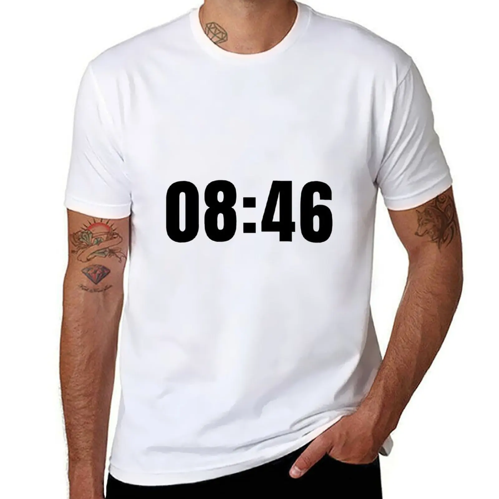 

8:46 Means Change T-Shirt anime t shirts for man man t shirt luxury T-Shirt