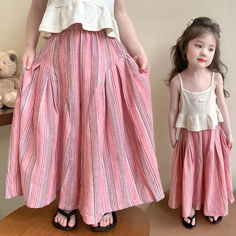 Girls' Pants Summer Thin 2026 New Korean Version Foreign Wide-leg Pants Good-looking Straight Trousers