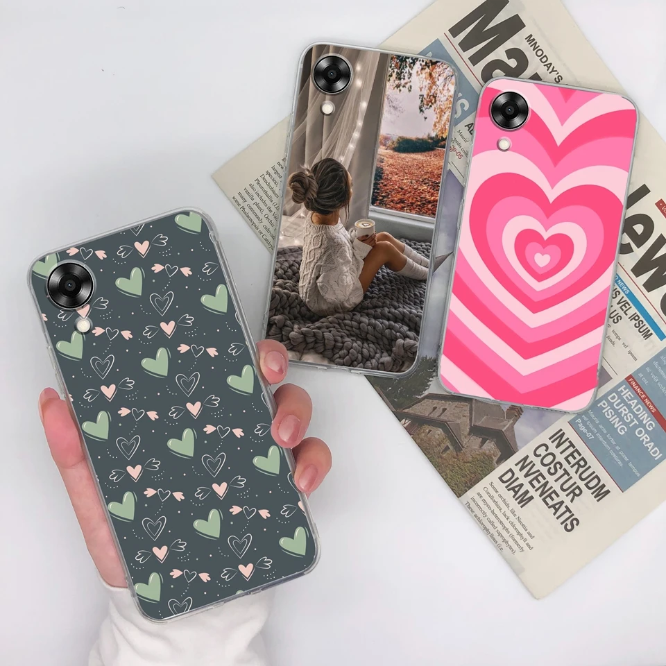 Case For OPPO A17 A17K Beautiful Butterfly Silicone Transparent Antifouling Shockproof Durable For OPPO A 17 A 17 K Funda Bumper