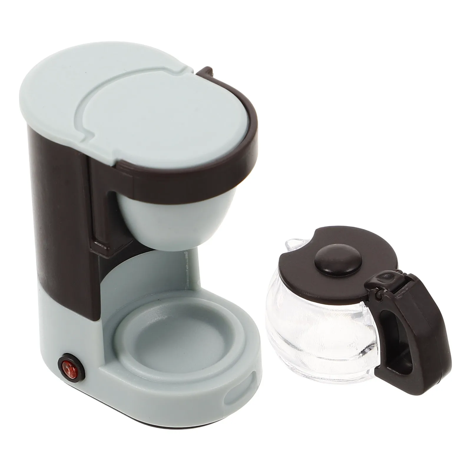 Miniature Coffee Maker for Mini Kitchen Dollhouse Accessories Compact Mini Appliance Miniature Kitchen Decor Coffee Maker Toy