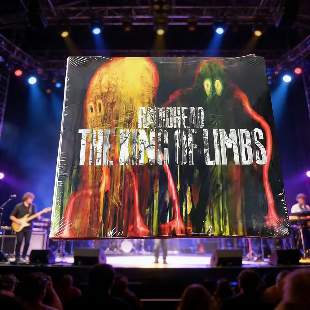 Radiohead The King of Limbs CD 2011 8ème album de studio Enregistrements électroniques expérimentaux Rock XL Article de collection scellé original