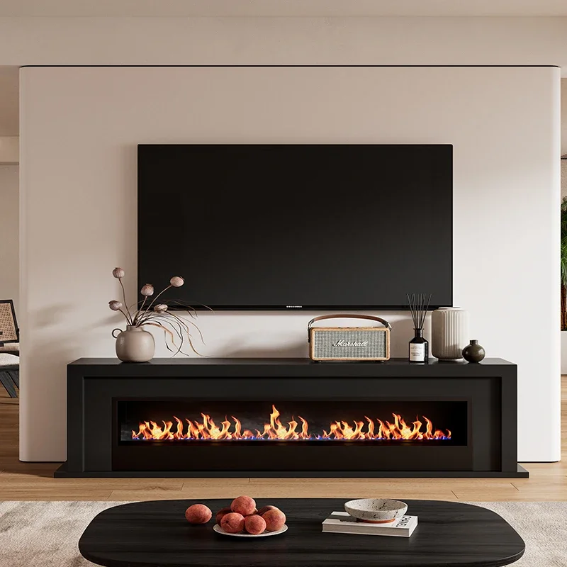 Atomization Fireplace Cabinet Simulation Flame American Simple Fireplace Decoration Nordic Multi-Functional