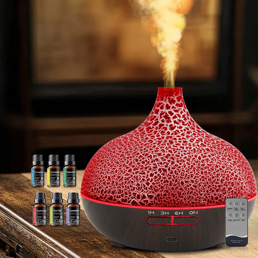 

Relaxing Aromatherapy Cool Mist Humidifier & Essential Oil Diffuser with Remote for Bedroom/Office