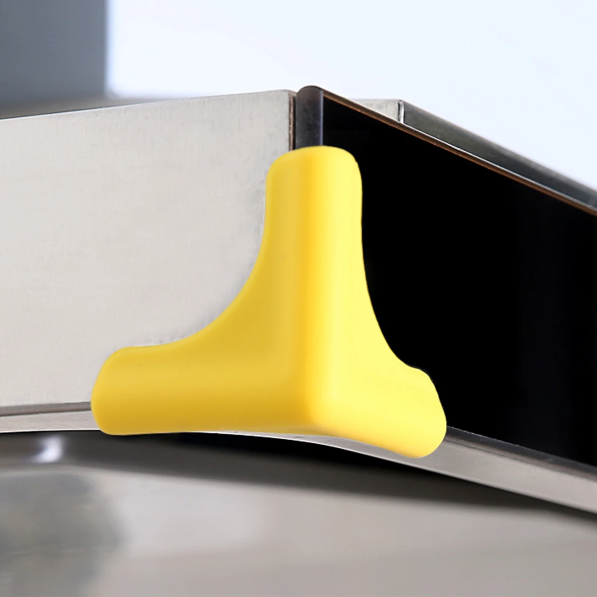 

4 шт., защита для угла для детской безопасности, силиконовая мягкая защита для стола, края стола, мебельная защита для дома, желтая защита для стола, угол