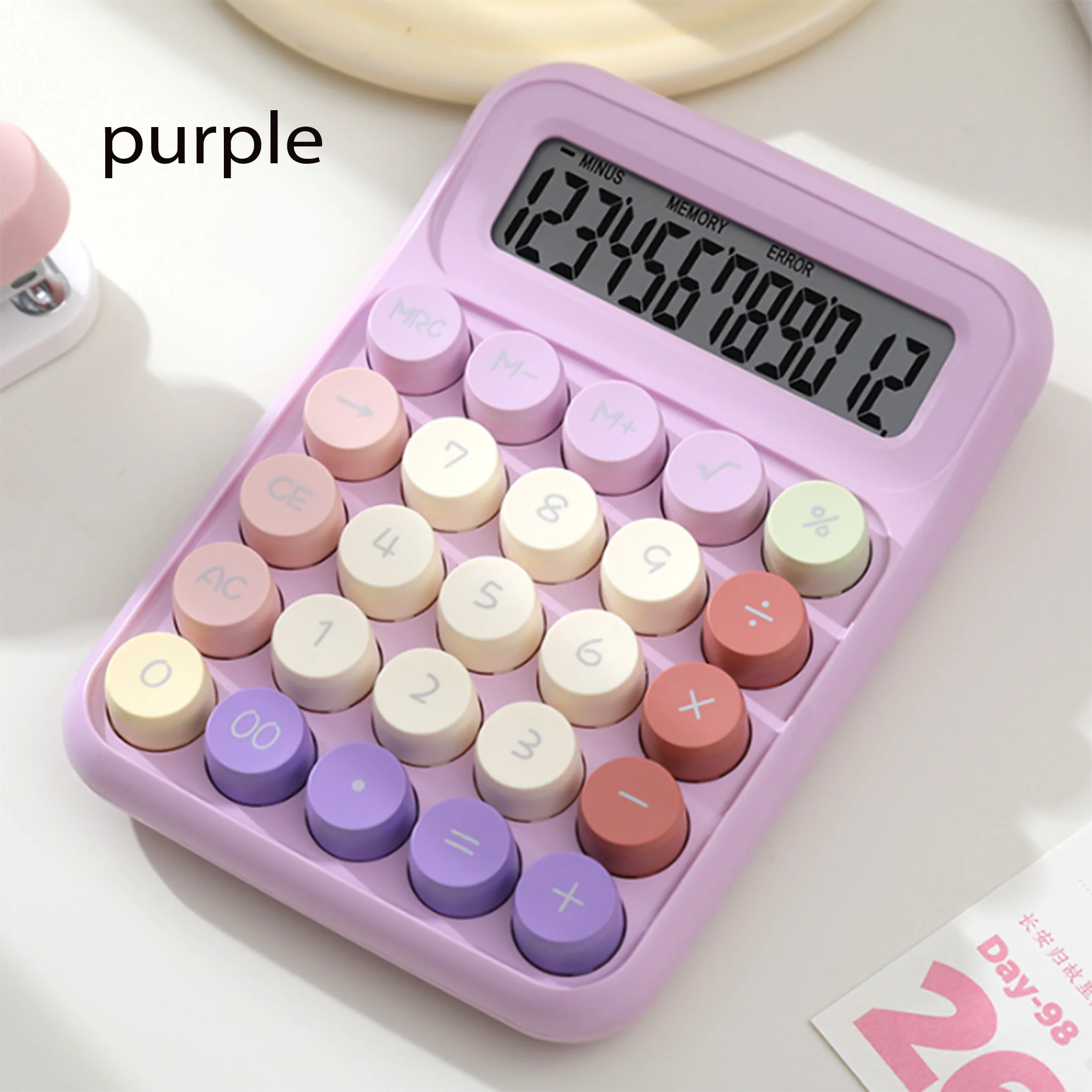 

Дорогой портативный калькулятор | Дофамин мультфильм маленький свежий ветер портативный расчет милый и прозрачный