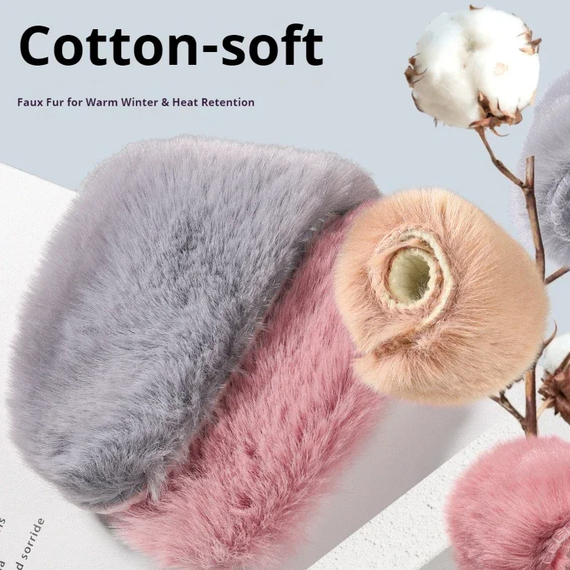 1 Pair New Thicken Plush Winter Insole Faux Fur Shoe Insoles Warm Comfortable Snow Boots Shoe Sole Men Woman Heating Pads