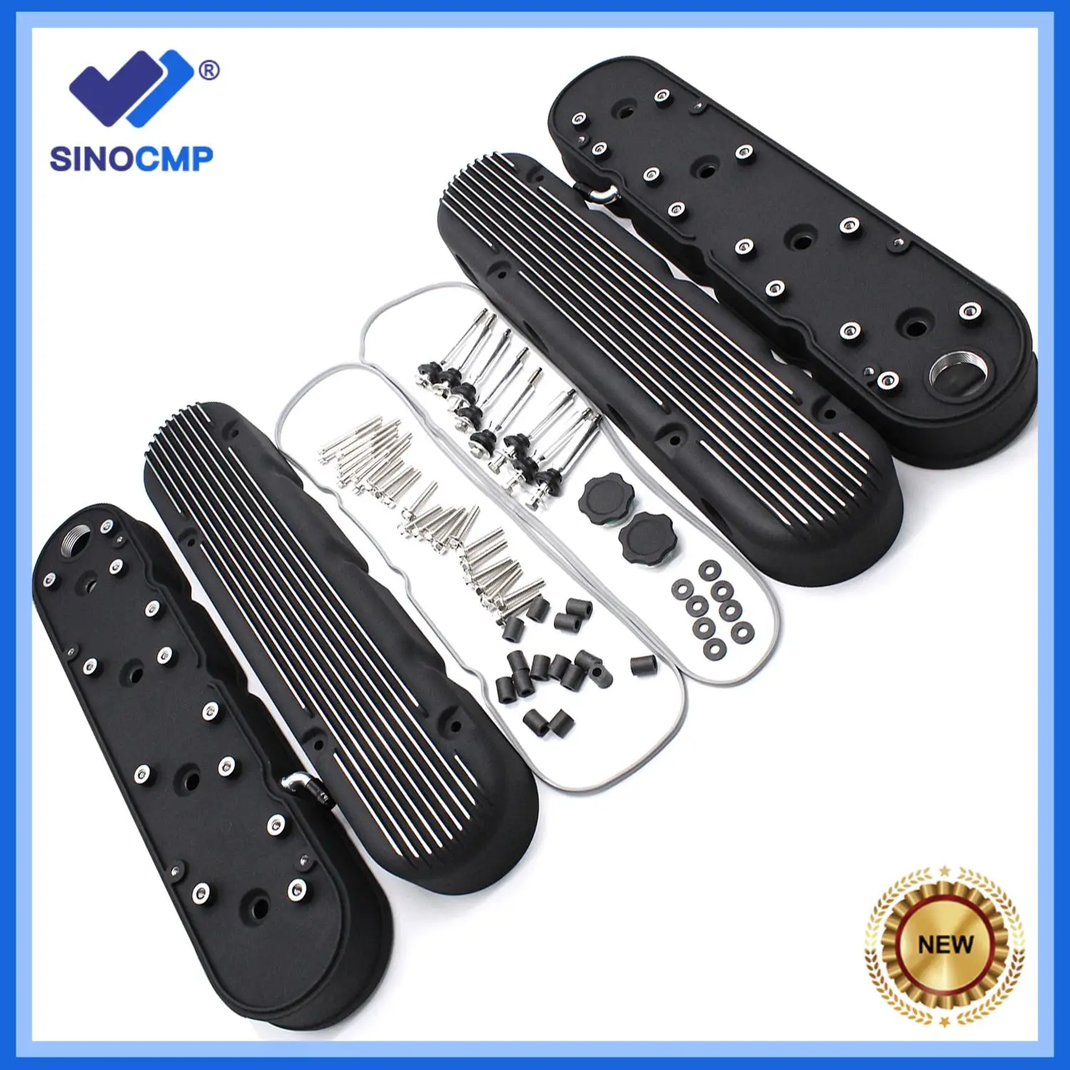 2Pcs Black Finned C…